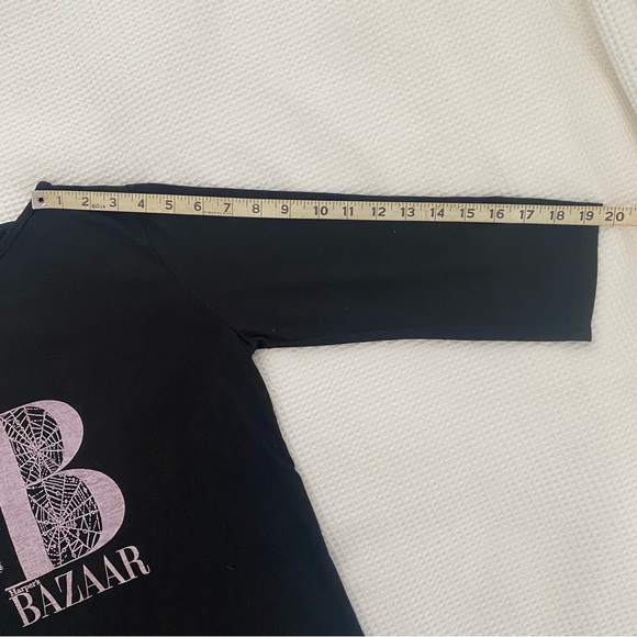 🟢 {3/$15} Harper’s Bazaar 3/4 Sleeve Tee - Picture 8 of 11